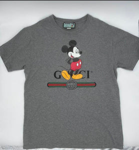 Gucci x Disney Oversized Mickey Mouse Cotton Gray T-Shirt – Gavriel.us