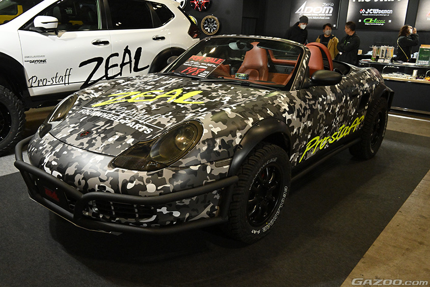 インポートカー部門 優秀賞受賞のZEAL ポルシェボクスター986。70mm