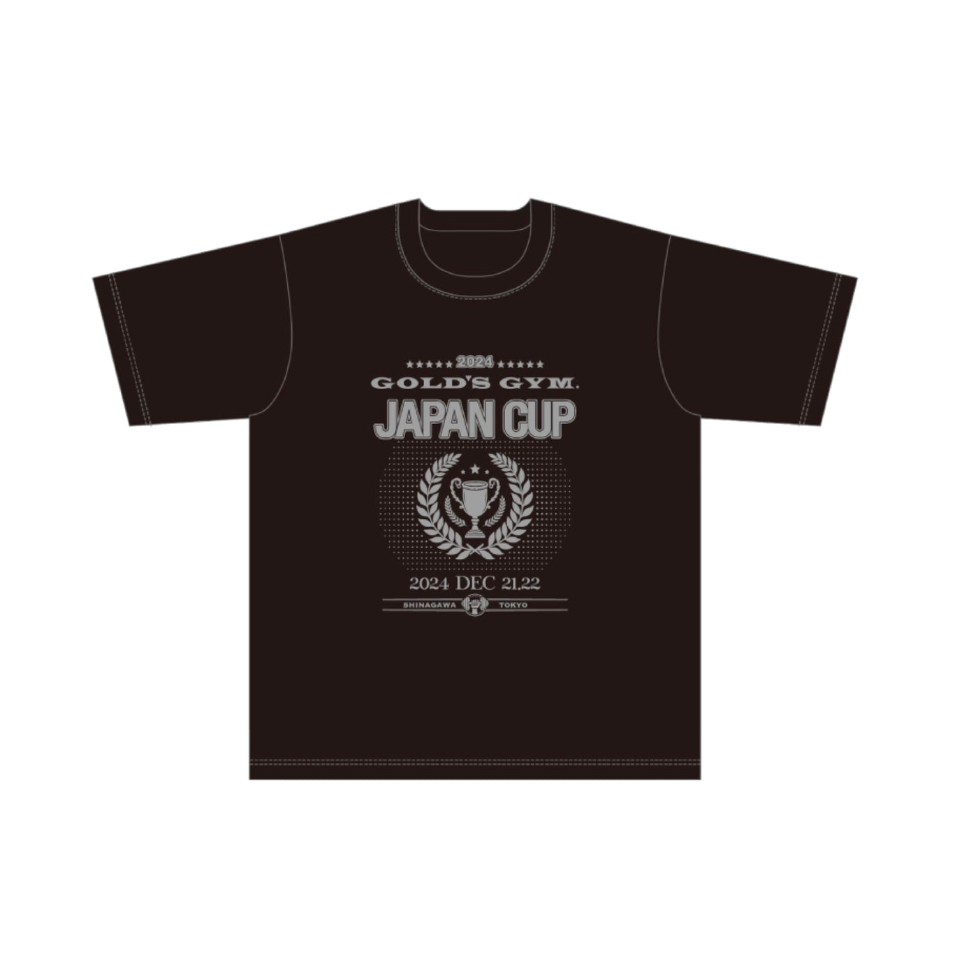 数量限定】ゴールドジムジャパンカップ2024 記念Tシャツ – ゴールド