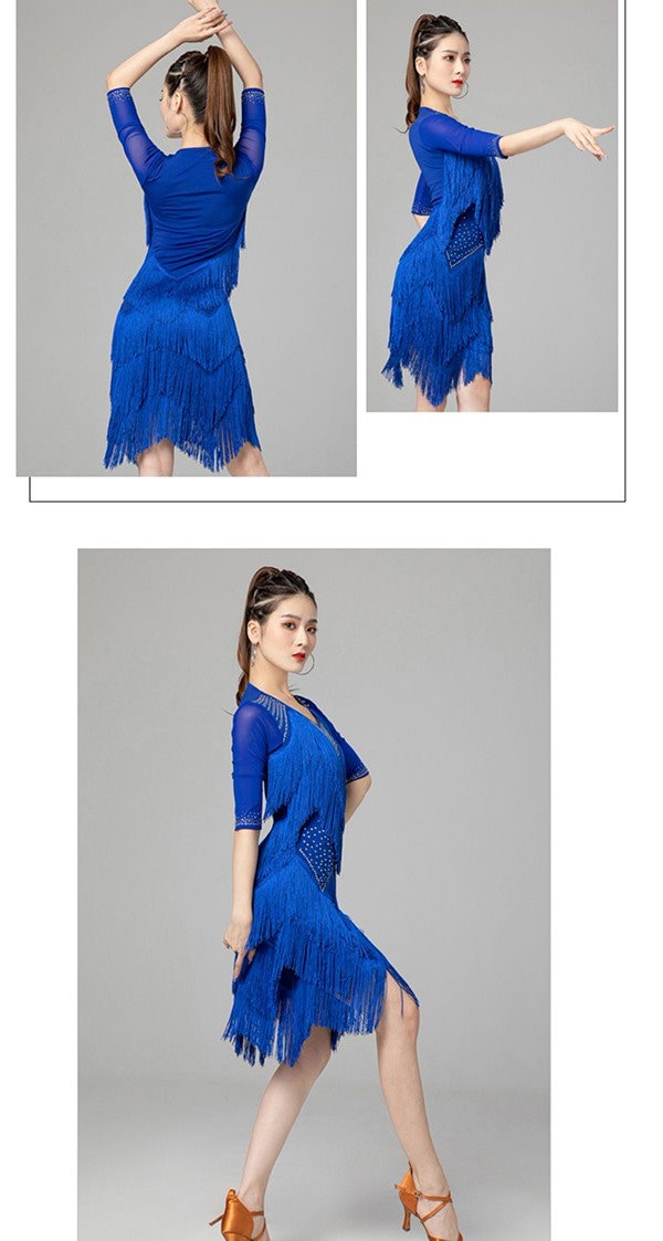 Qoo10] 社交ダンス ラテンドレス 社交ダンス ワ