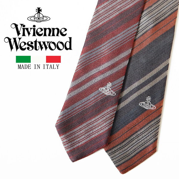 Qoo10] Vivienne Westwood ネクタイ 細身 W0104 slim 7