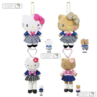 Qoo10] かわいいヒョウ柄キティ平成ギャルぬいぐる