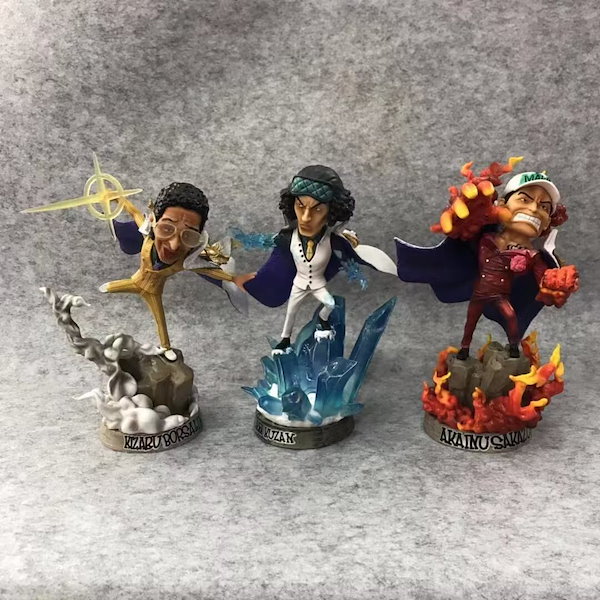 Qoo10] ワンピース海軍三大将青キジ赤犬黄猿 GK