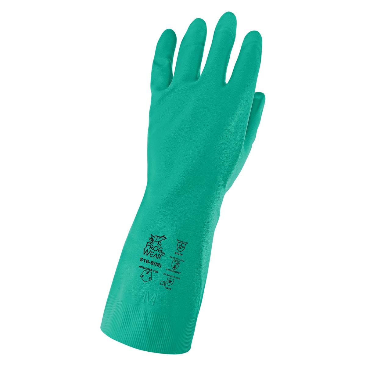 FrogWear® 16-mil Unlined Chemical Resistant Nitrile Glove | Gemplers