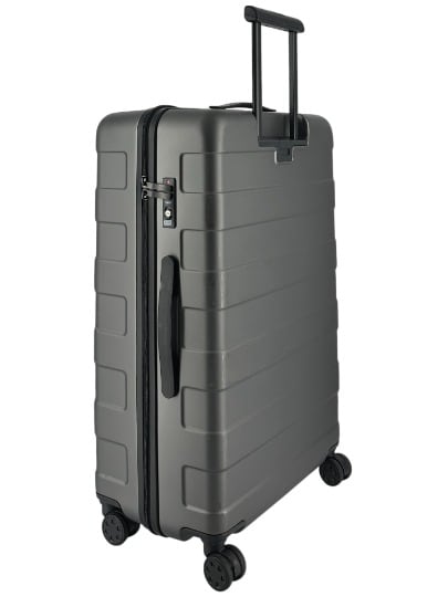 5-7泊】無印良品 スーツケース ハードキャリー 75L グレー 【受託