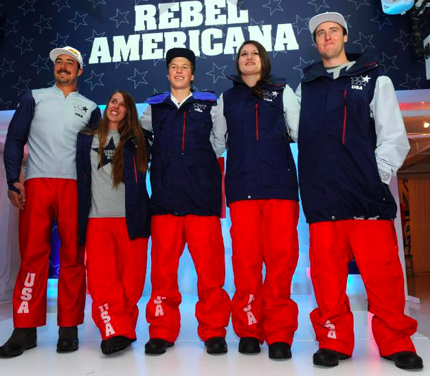 U.S. Freeskiing Olympic Uniform Unveiling (made by The North Face