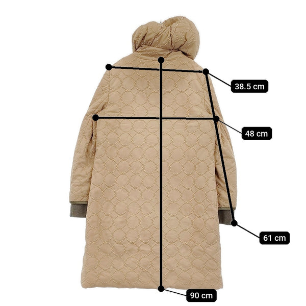 mina perhonen tambourine qa6332 刺繍 フード サイズ36 ダウンコート