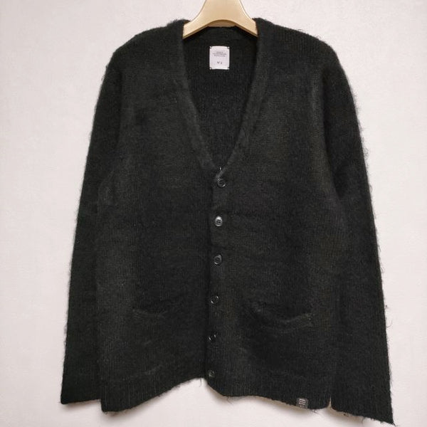BEDWIN & THE HEARTBREAKERS モヘア混 カーディガン ニット ブラック