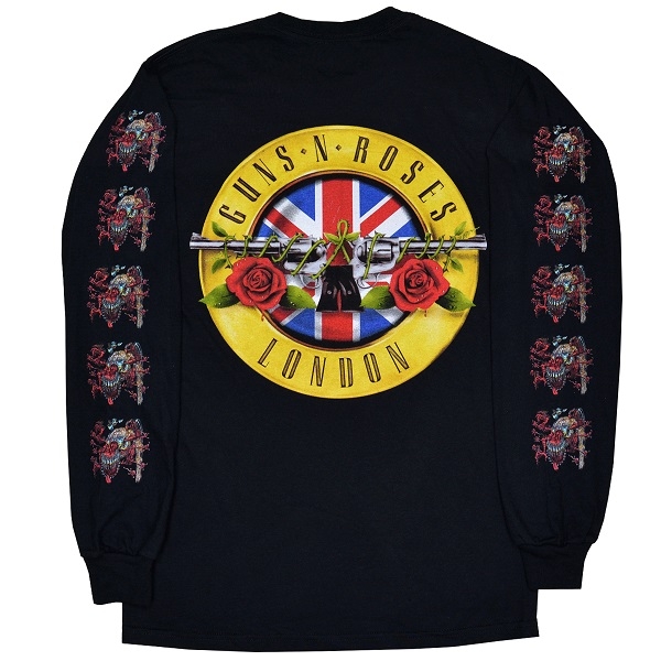 GUNS N' ROSES Live In London ロングスリーブ Tシャツ | GEEKHEAD