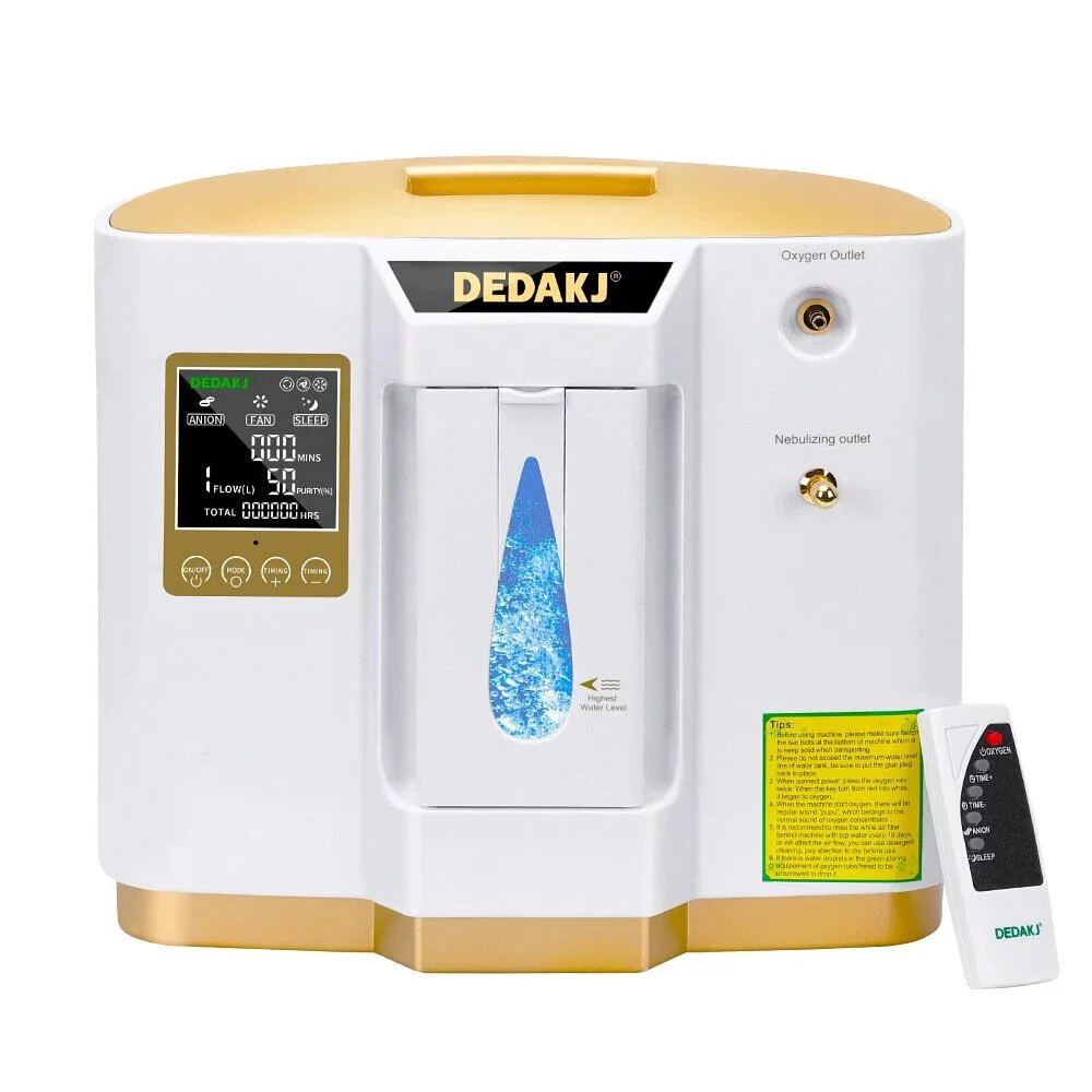 DEDAKJ DE-1LW Oxygen Concentrator with Nebulizer DDT-1L | Returns
