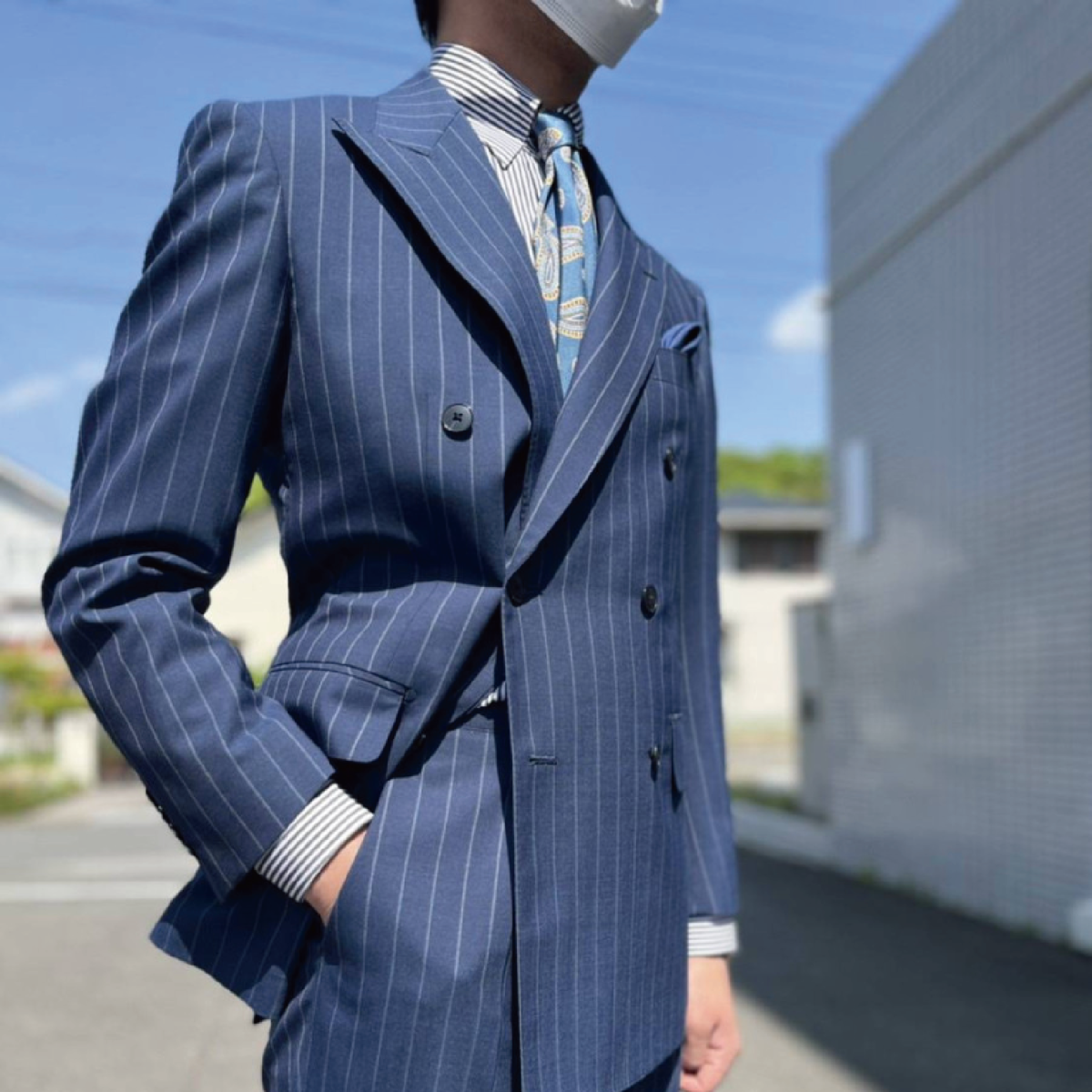 Savilie Row Drape Modelサヴィルロウ・ドレープ モデル | 銀座山形屋