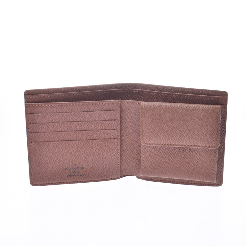 ルイヴィトンポルトフォイユ マルコ 旧型 14145 ブラウン メンズ