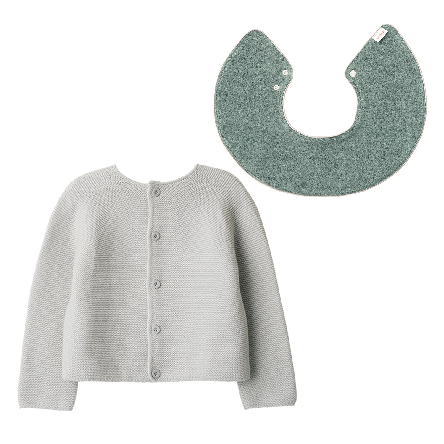 マールマール カーディガン＆スタイセット(〈カーディガン〉ハクジ