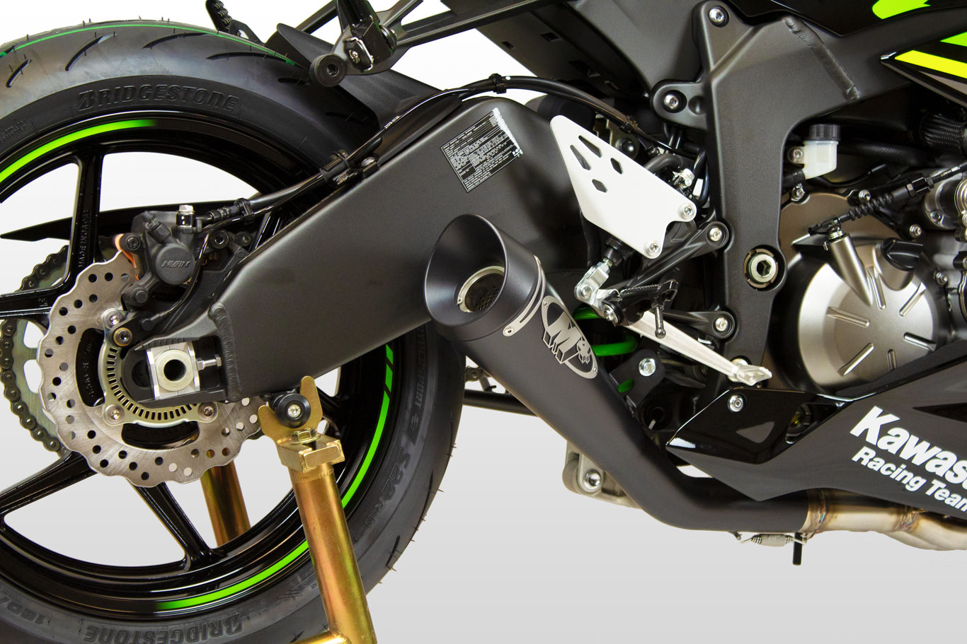 M4 Exhaust ZX-6R 2009-2026 フルエキ GP19 ブラック