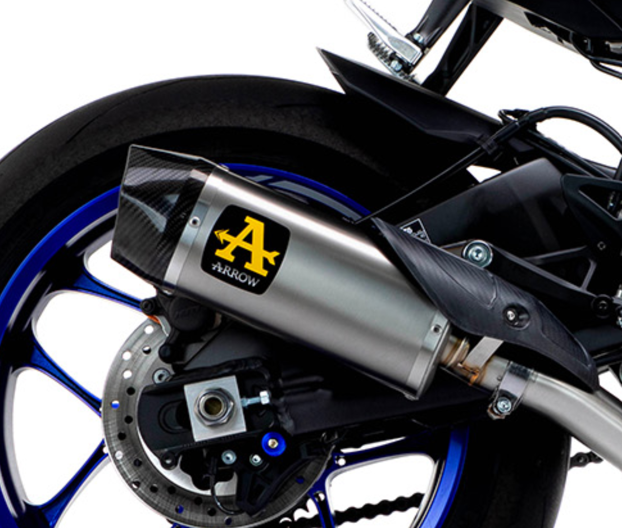 Arrow YZF-R1 15-24 スリップオン INDY RACE チタン/カーボンエンド