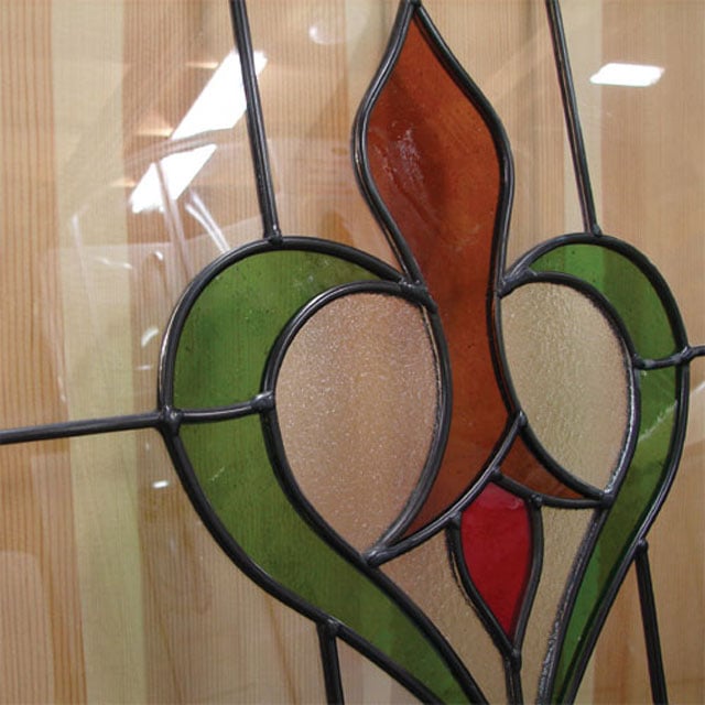 ステンドグラス アンティーク風 装飾 W480×H400×T6 INK-Sglass8