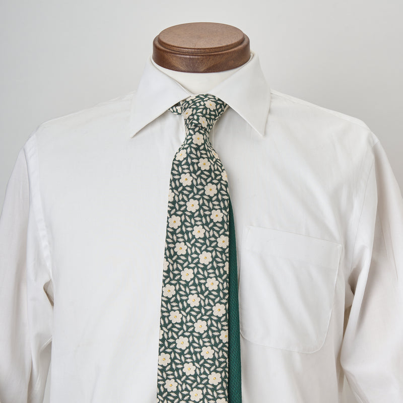 誠実な華燭｜リバーシブルフラワーソリッドタイGREEN – giraffe ONLINE