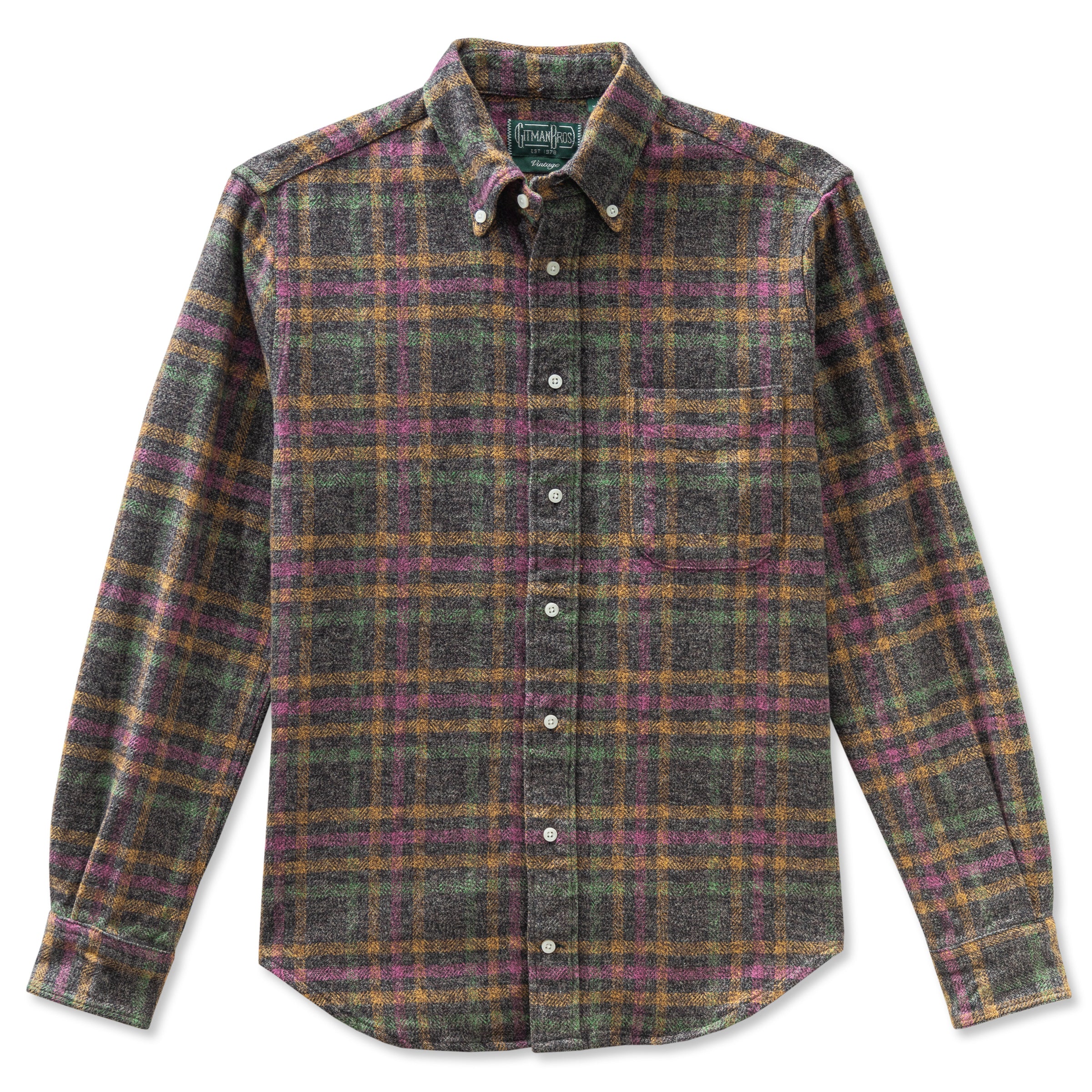 Gitman Vintage Multi Tweed Check