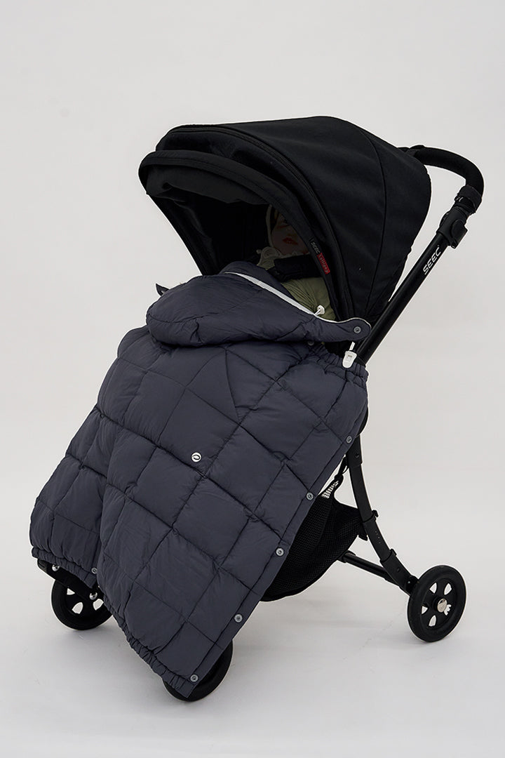 抱っこ紐防寒ケープ チャコール – GOOSEKET.JP