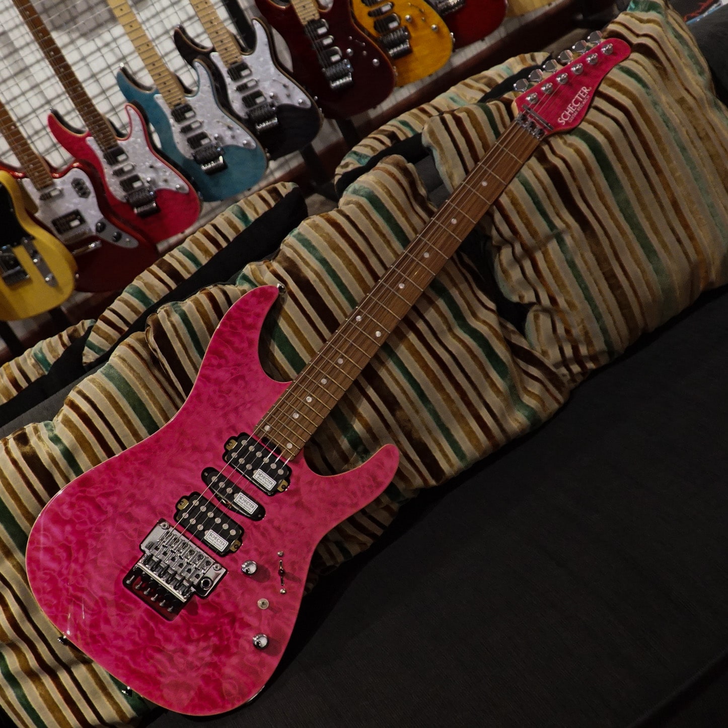 Schecter Japan Nv3-24-al – See Thru Pink – Gooswyn Guitar