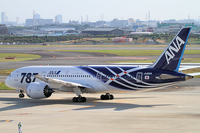 初就航特別塗装 ANA(全日空) B787-8 JA802A