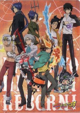 REBORN! - Plastic Folder (集合(ボンゴレファミリー/縦) A4クリア