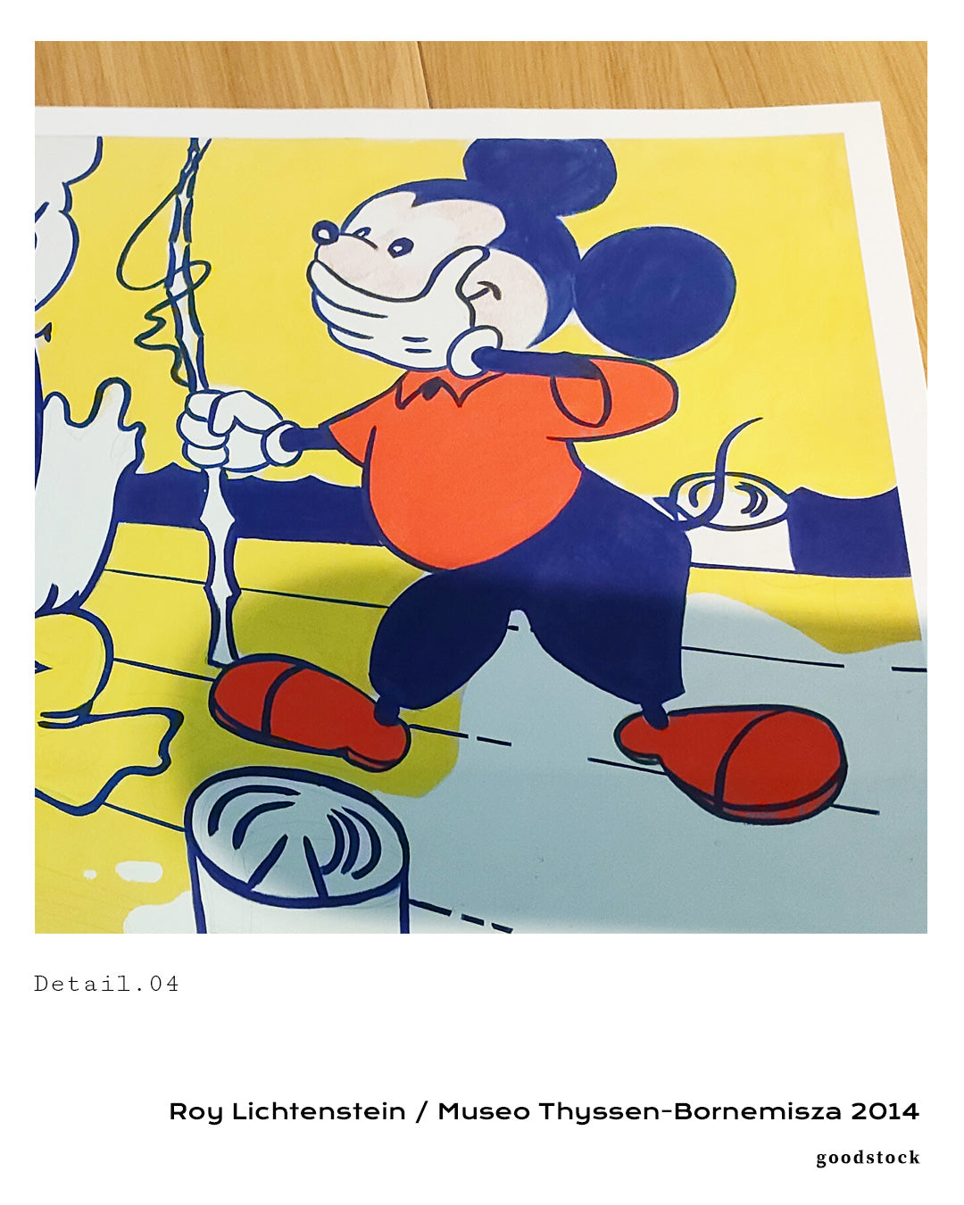 Look Mickey.1961ポスター【Roy Lichtenstein│ロイ・リキテンスタイン