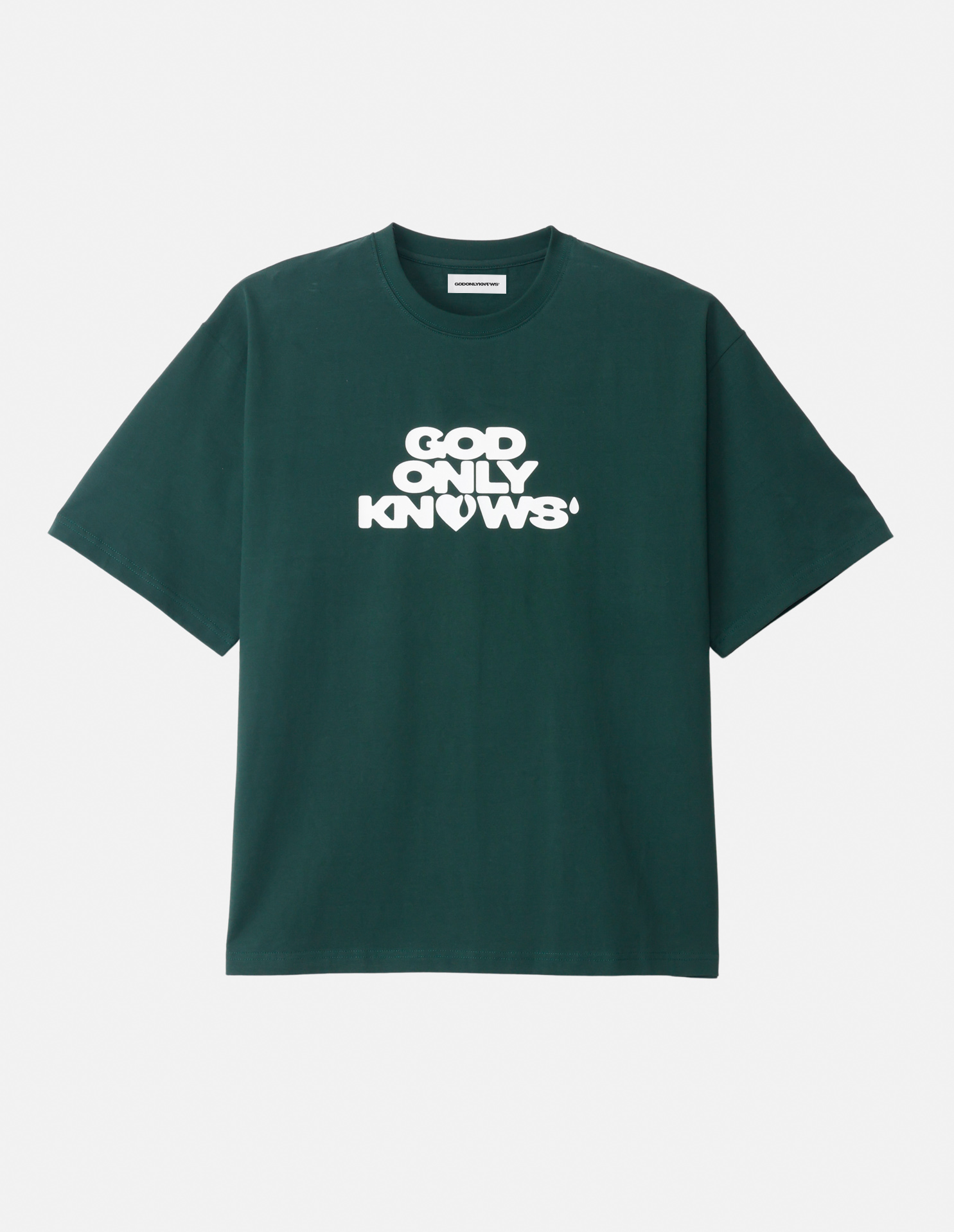 SIGNATURE LOGO TEE – GOD ONLY KNOWS