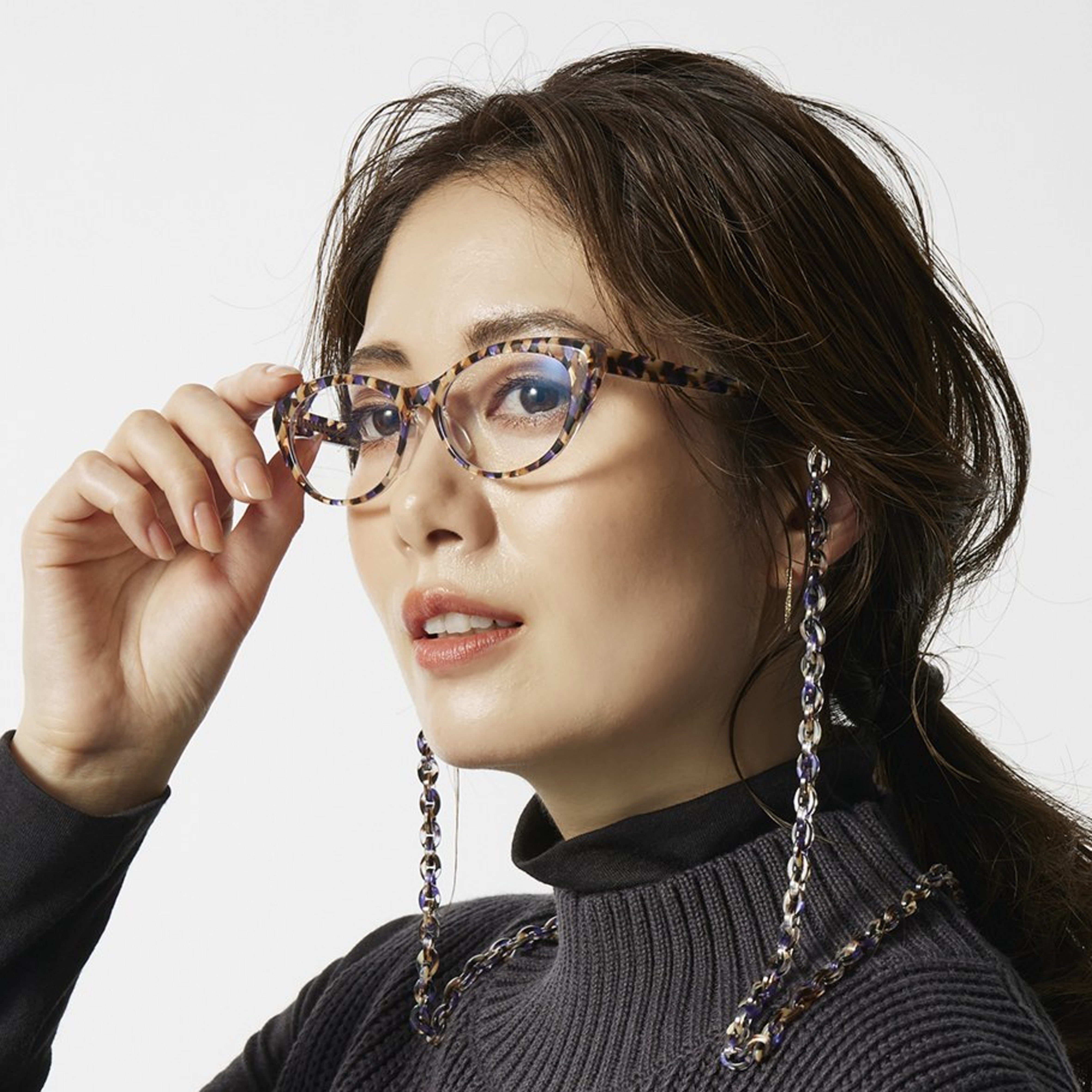 グラスチェーン付きリーディンググラス (アーガイル） – GOSH EYEWEAR