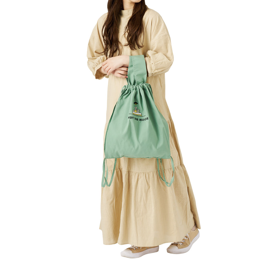 50%OFF】ねずみのANDY トラベルエコバッグ | トラベルグッズgowell