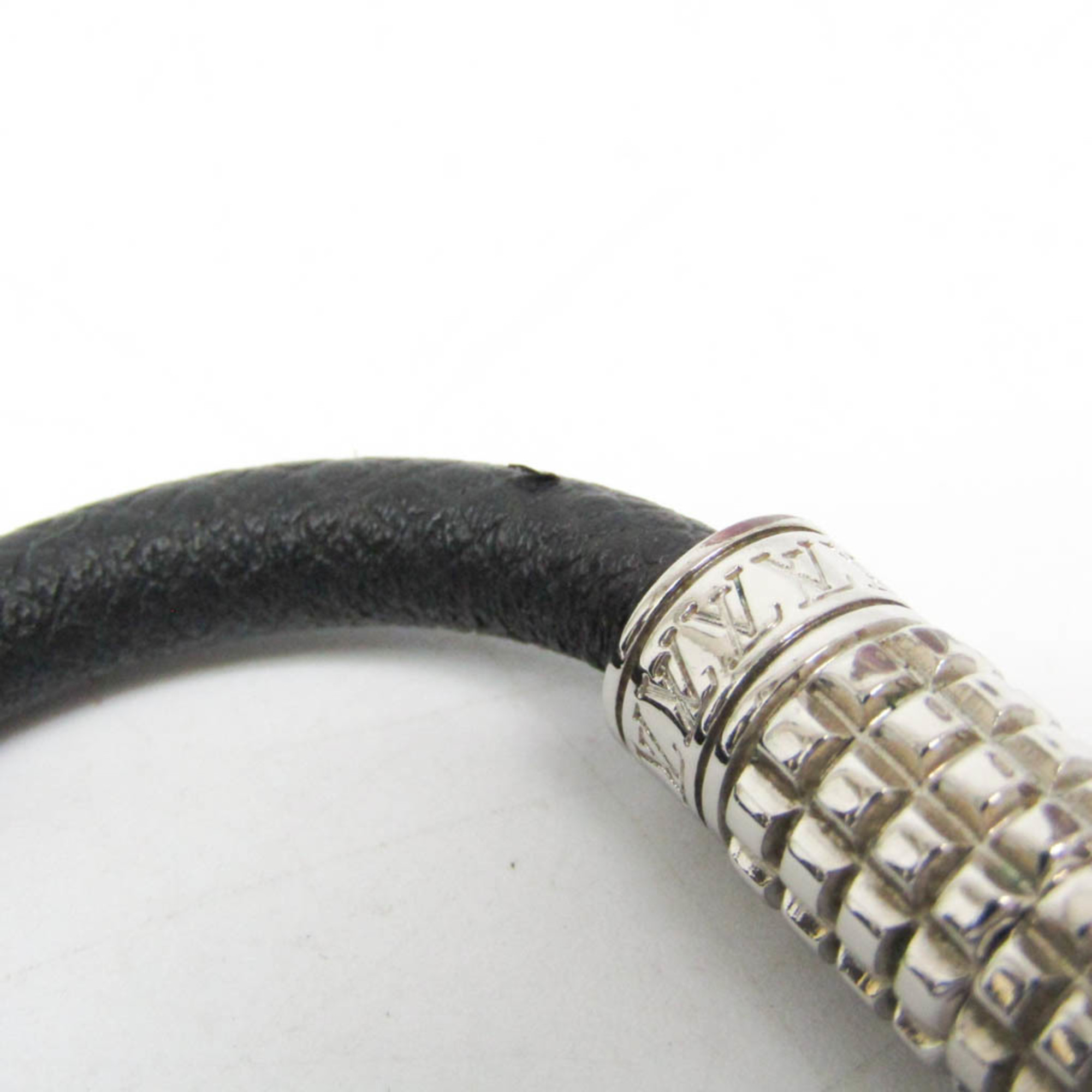 Louis Vuitton Taiga Bracelet Digit M6629E Leather Bangle Ardoise