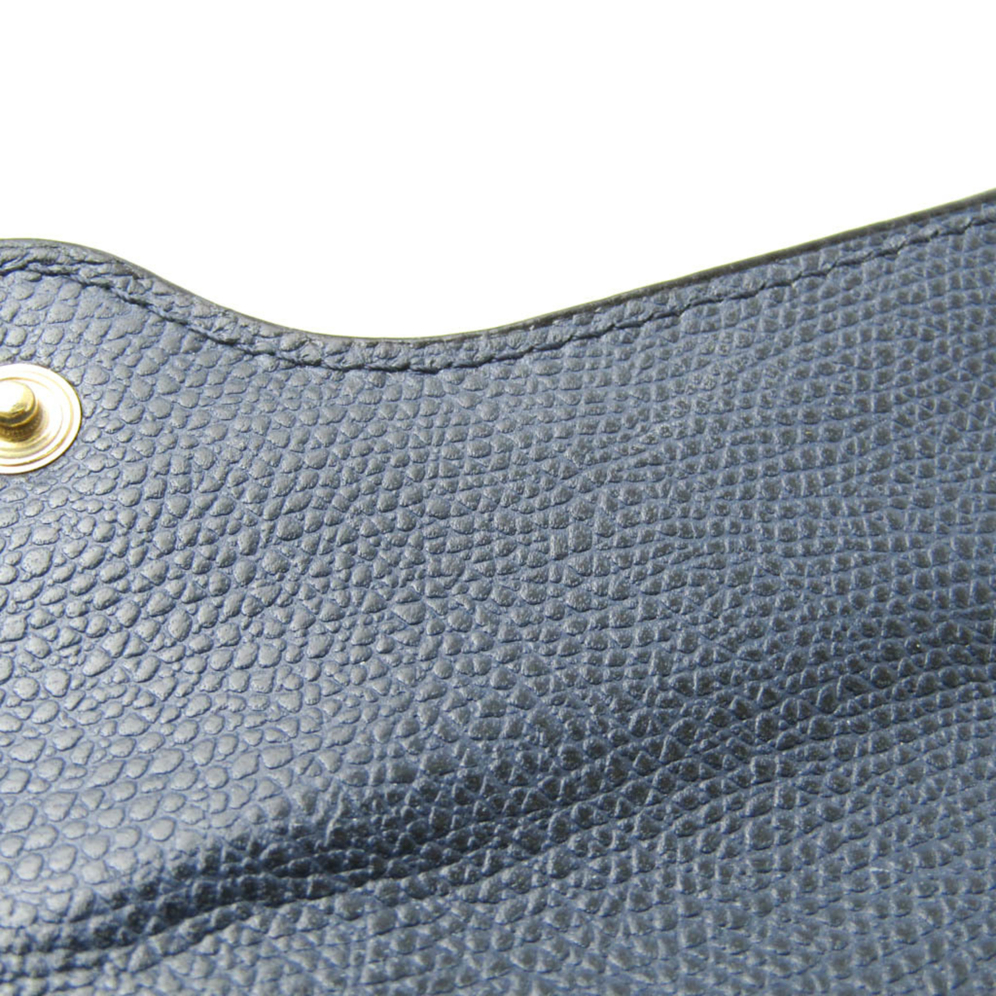 ヴァレクストラ(Valextra) パンチ 小銭入れ付き長財布/3カード V9U14