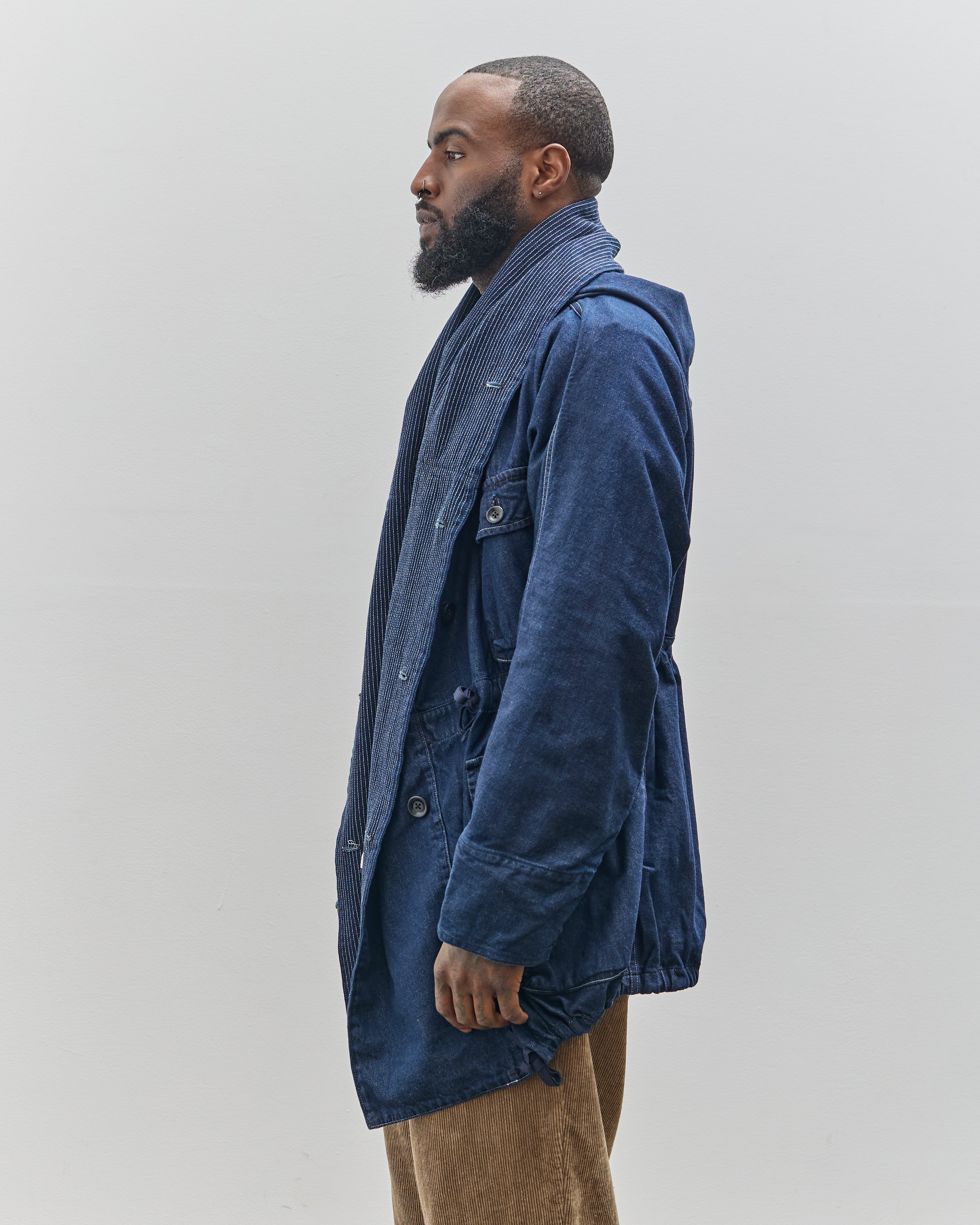 Kapital 10oz Denim Ring Coat, Indigo – Glasswing