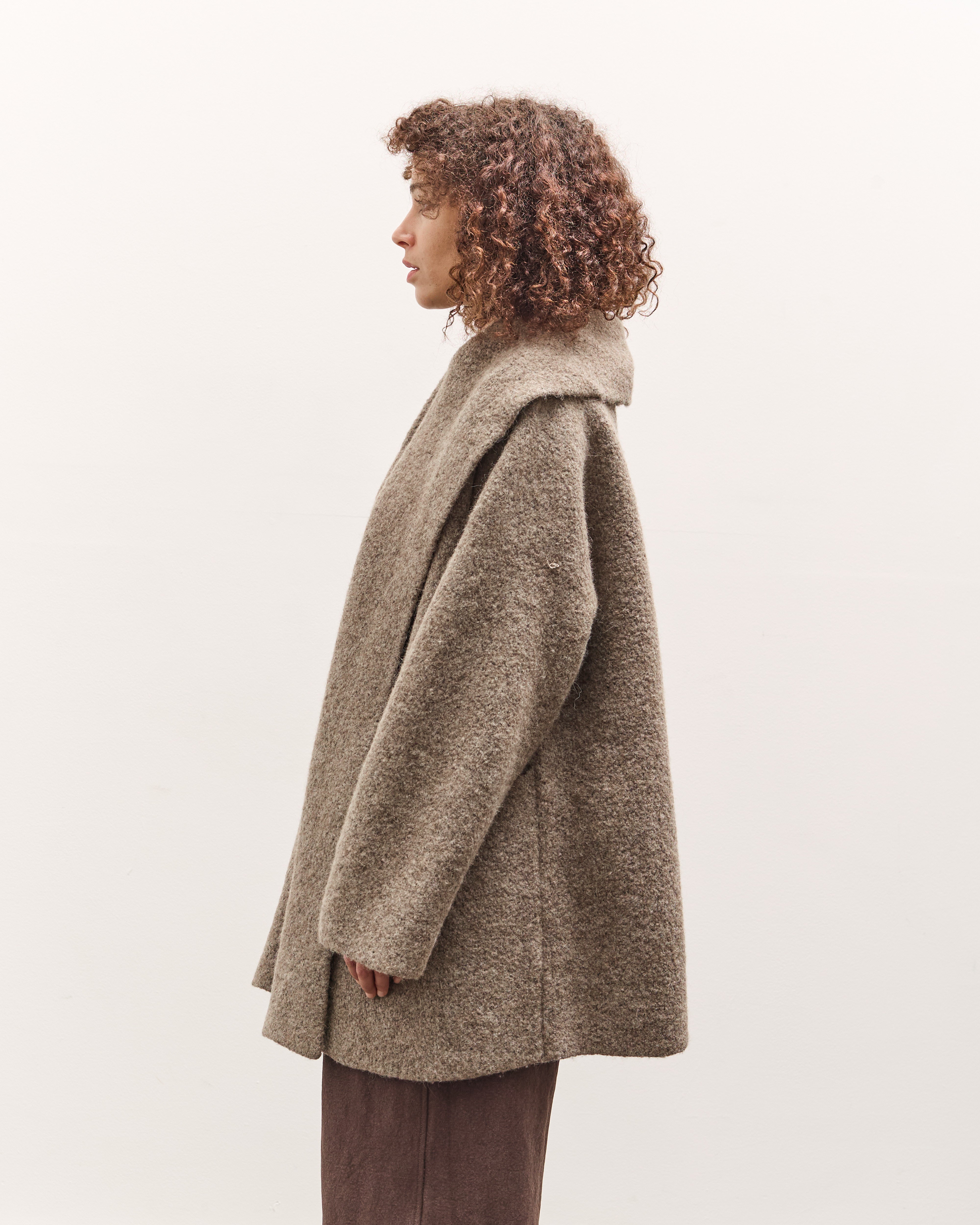 Lauren Manoogian Double Face Coat, Walnut – Glasswing