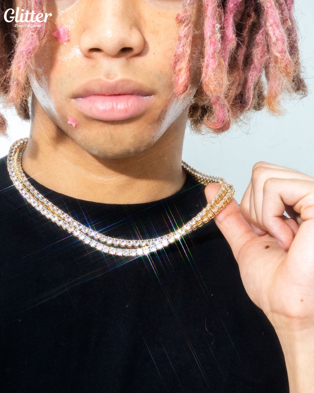 Luxury Tennis Necklace 【5mm / GOLD】 – Glitter