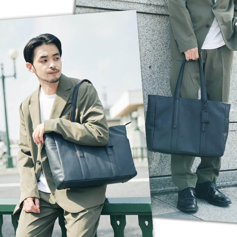 おしゃれなメンズにおすすめの14ポケット トートバッグ