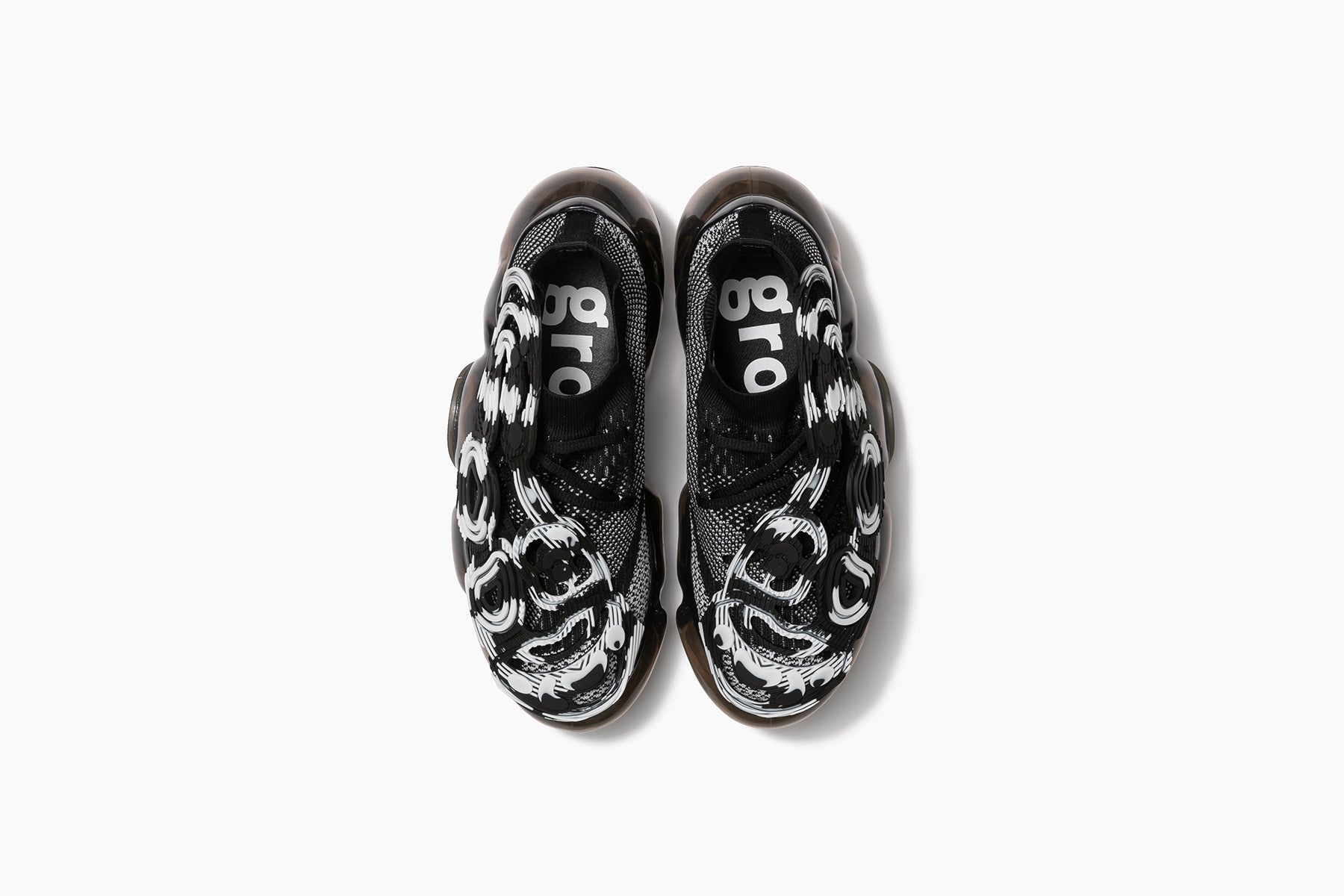 MOOPIE INVERT - MARBLE BLACK / BLACK (ムーピー インバート マーブル