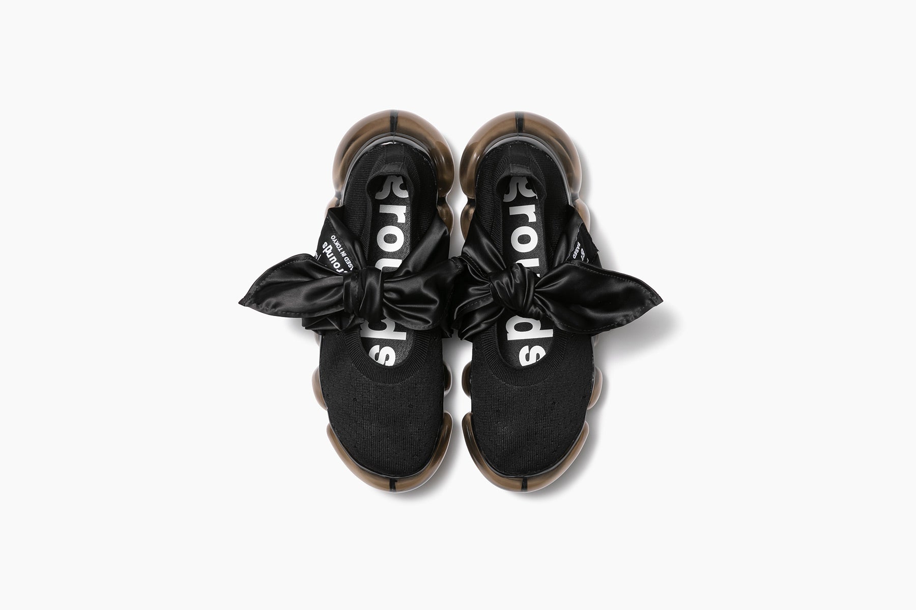 JEWELRY HANKIE PUMPS - BLACK / BLACK (ジュエリー ハンキー パンプス