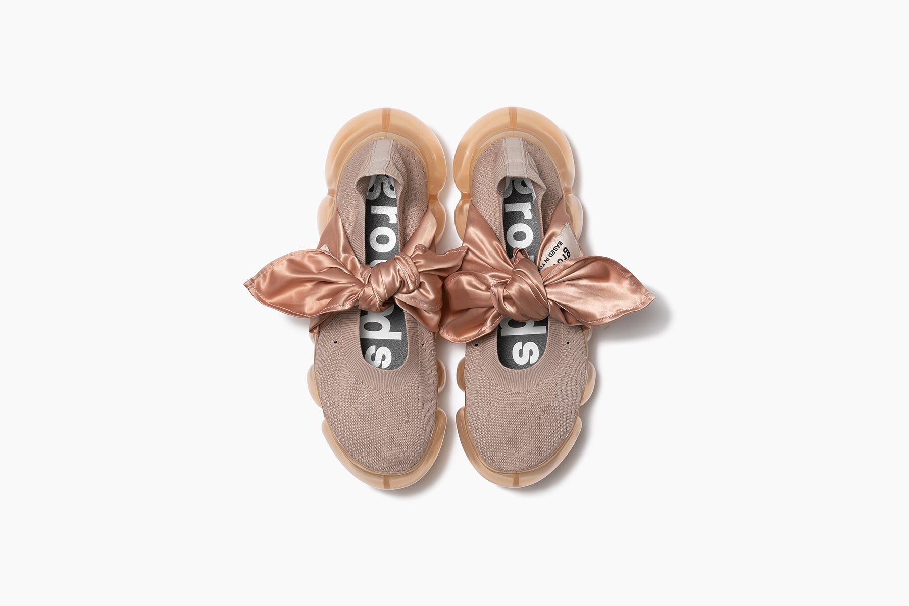 JEWELRY HANKIE PUMPS - DUSTY PINK / NUDE (ジュエリー ハンキー