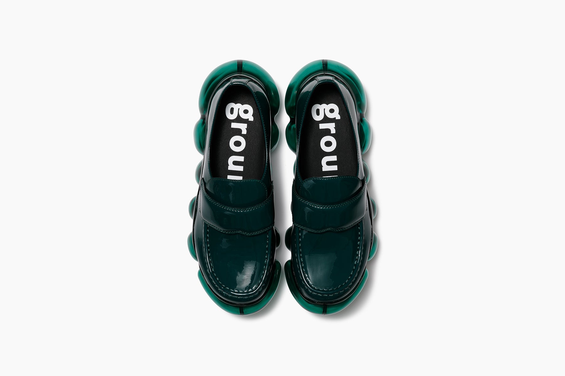 JEWELRY LOAFER DARK GREEN / DARK GREEN (ジュエリー ローファー