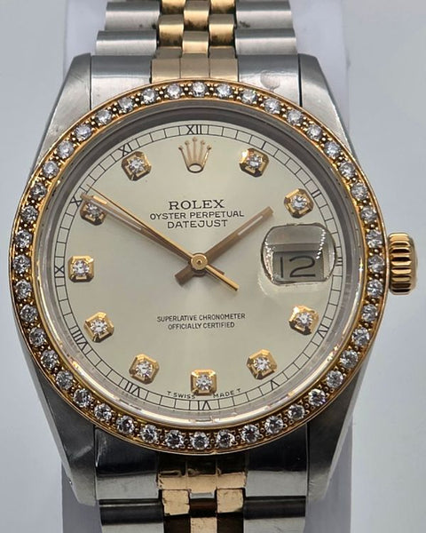 1986 (9.0 Mill. Serial) Rolex Datejust 36MM Champagne Dial Two
