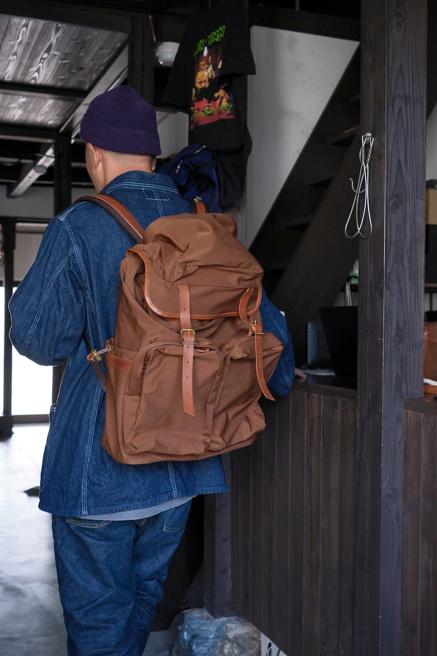 ROLLING DUB TRIO TRAVELERS BACK PACK BROWN – grandguignol