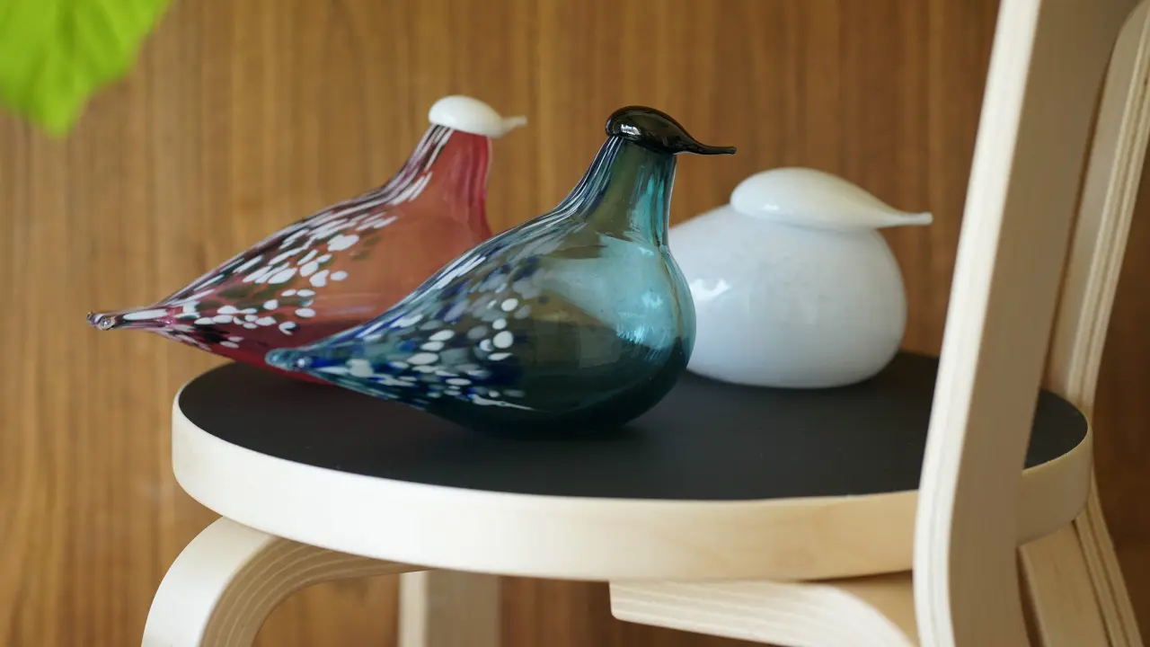 muurla GLASS BIRDS フィンランドに暮らす鳥のガラスオブジェ