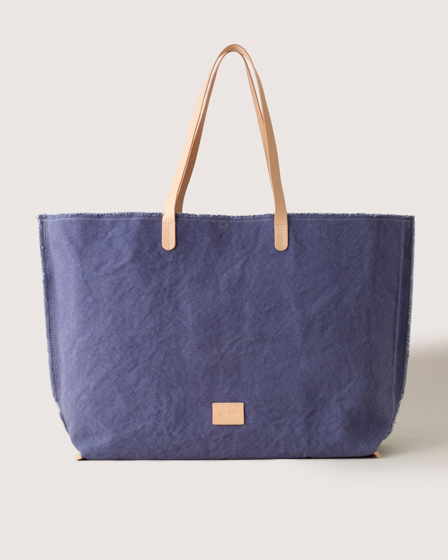 Hana 100% Hand Dyed Cotton Canvas Boat Bag in Natural | Graf Lantz