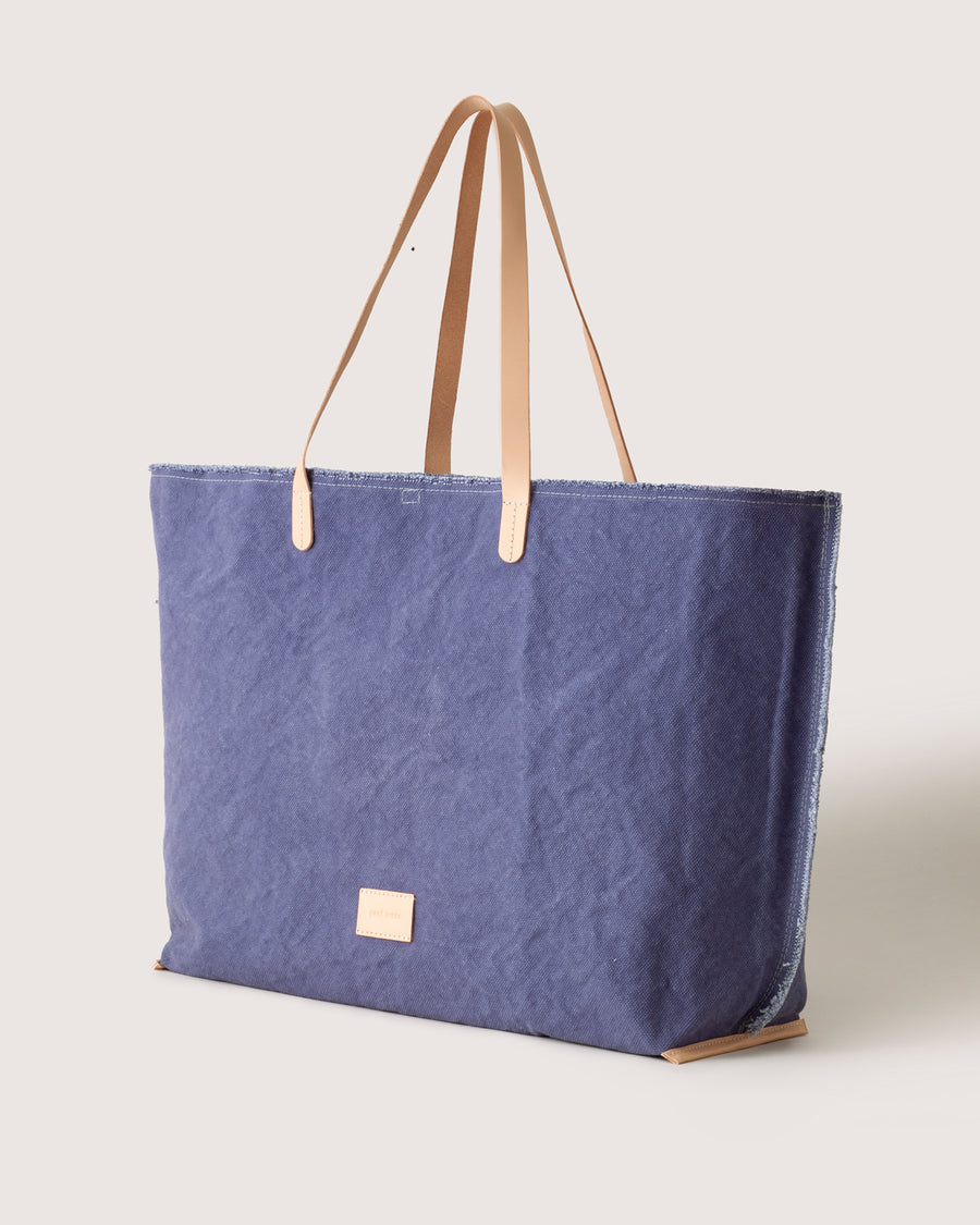 Hana 100% Hand Dyed Cotton Canvas Boat Bag in Natural | Graf Lantz