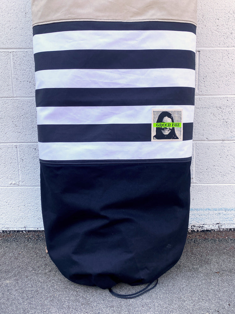 Green Fuz ボードバッグ // ハンドメイドキャンバス & デイサーフ