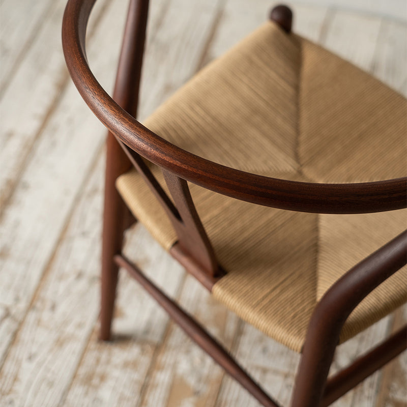 完売】Yチェア CH24 マホガニー オイル仕上げ ナチュラルペーパー