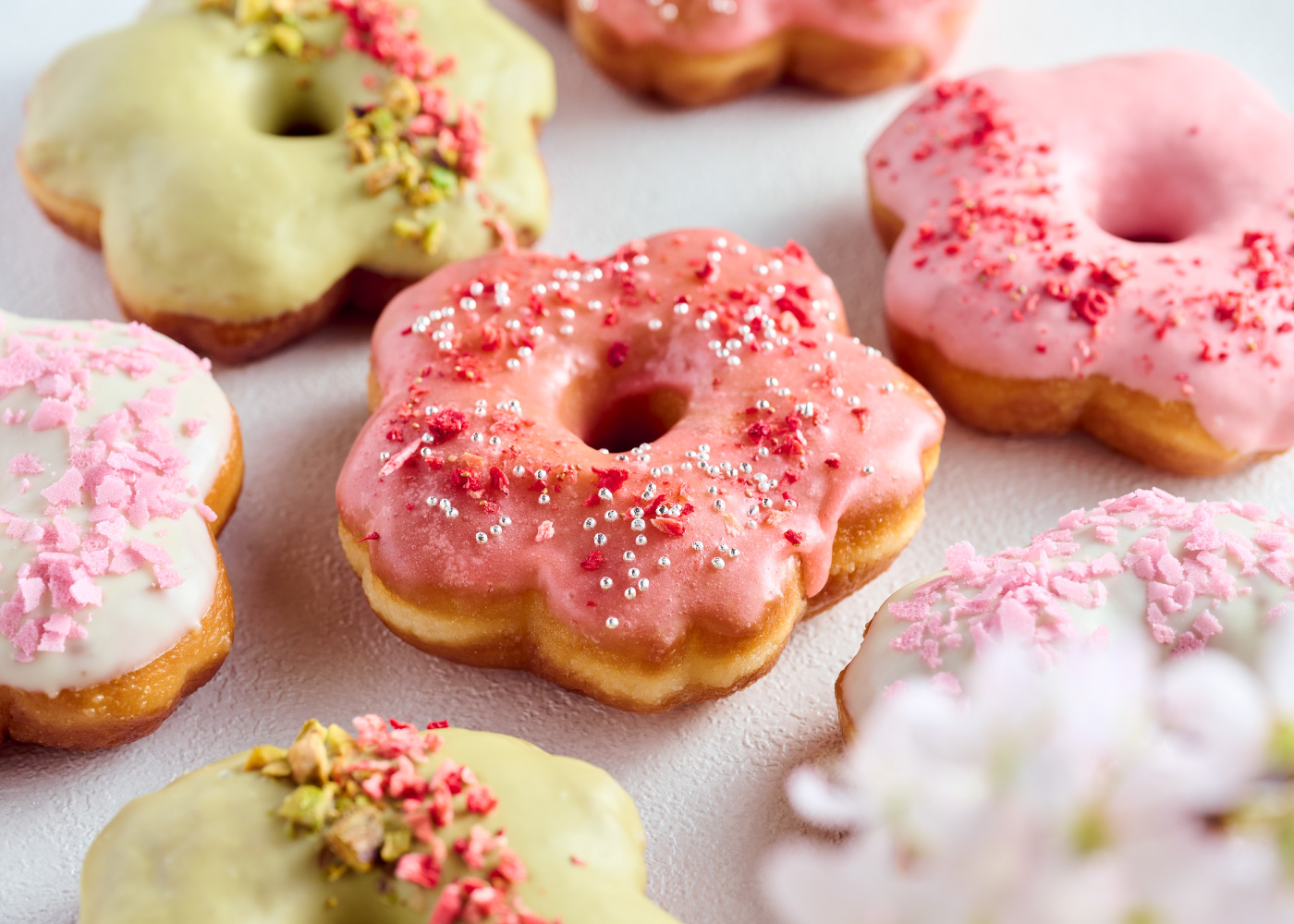 NEWS 》RACINES DONUT｜春の訪れをドーナツで感じる4種の「桜ドーナツ