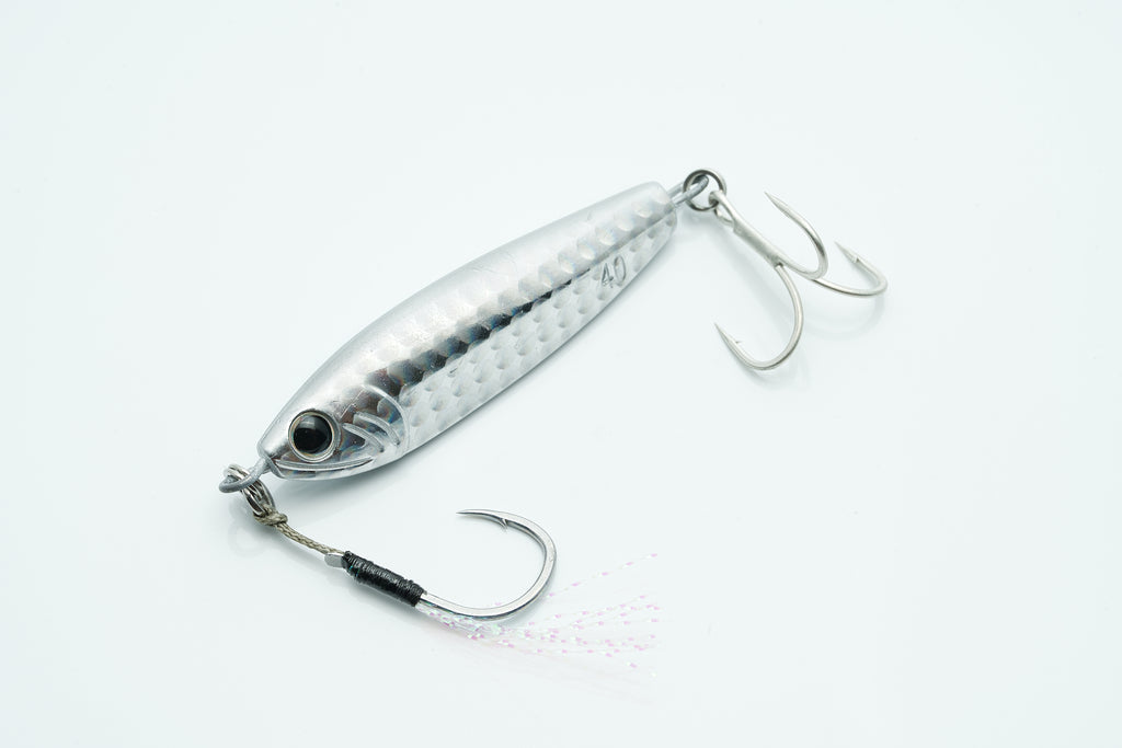Zeake F-Sardine Shore Casting Model with Assist and Treble Hook