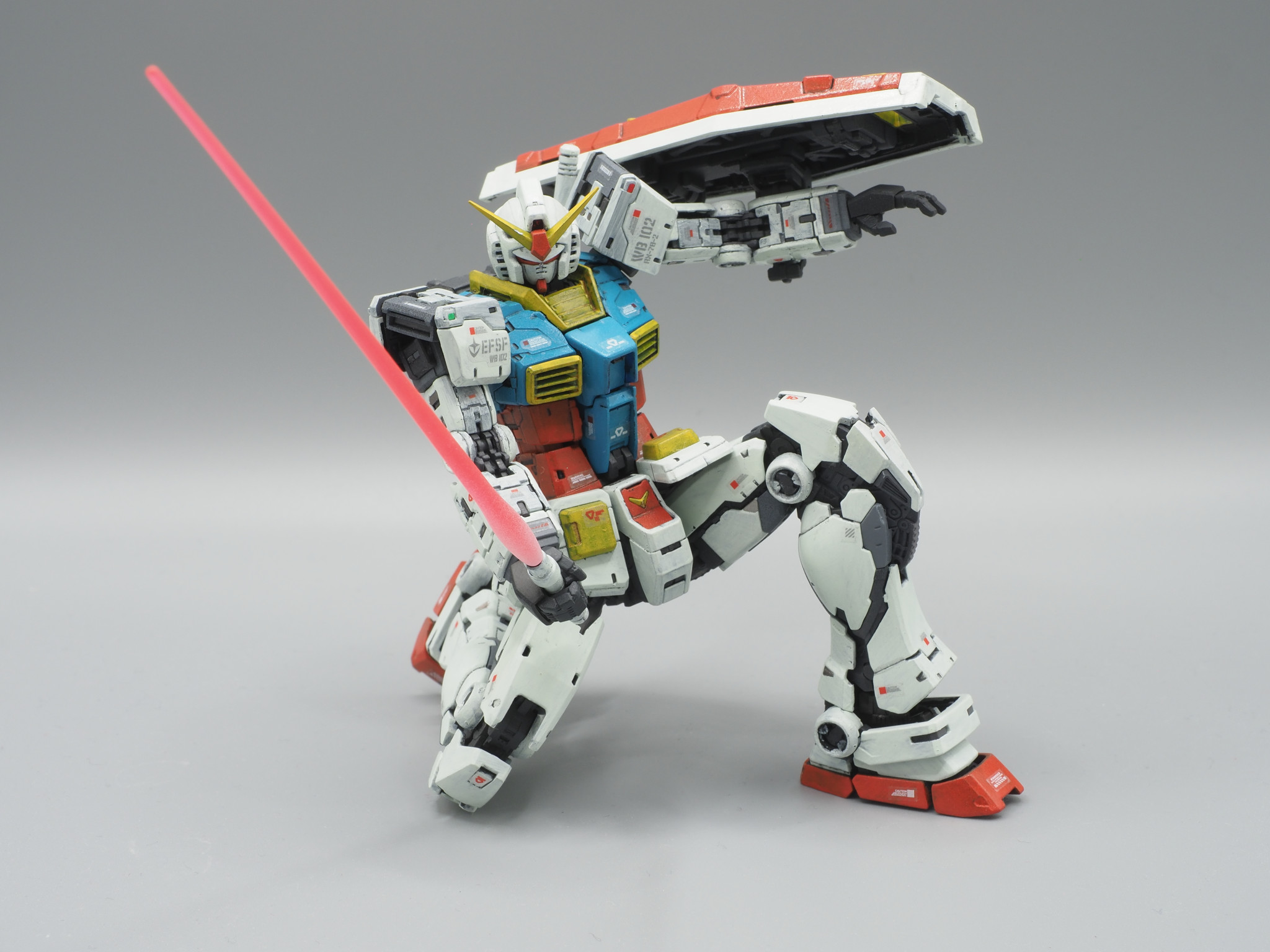 RG 1/144 RX-78-2 ガンダム Ver.2.0｜amineさんのガンプラ作品｜GUNSTA